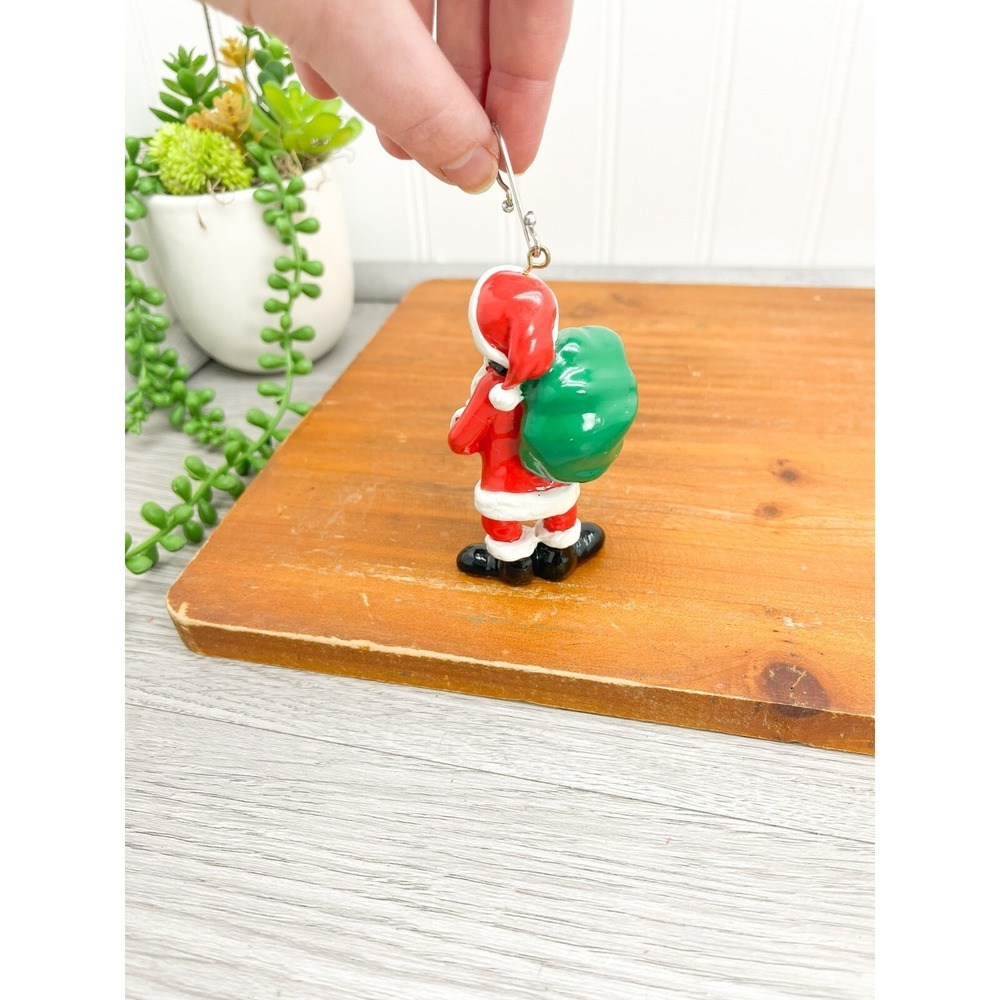 Vintage Disney GOOFY‎ SANTA It's a Small World Ornament Disney World Store 1992 - Picture 3 of 6